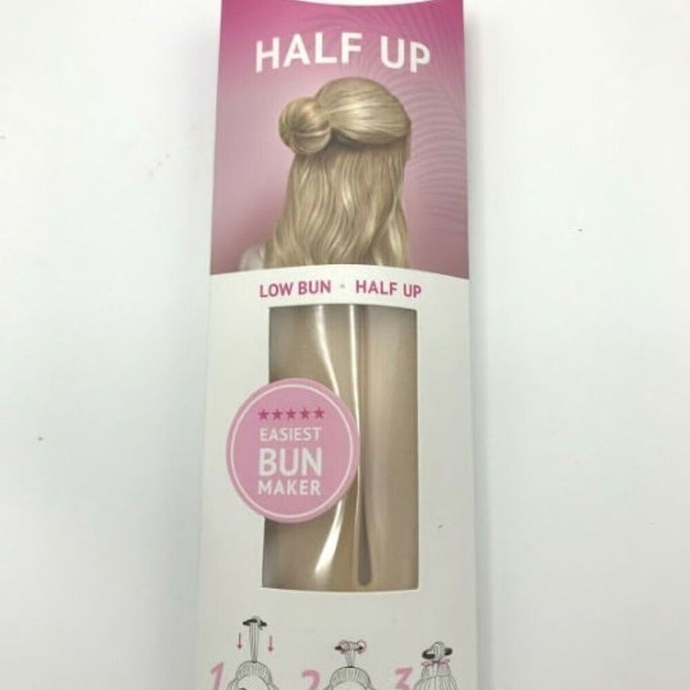 Beachwaver Blonde Half Up Low Bun Maker- NEW